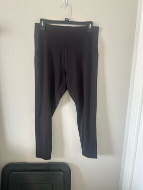 tek gear Black High-Waist Leggings with Side Pockets